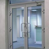 Противопожарная алюминиевая дверь