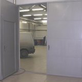 Противопожарные распашные ворота